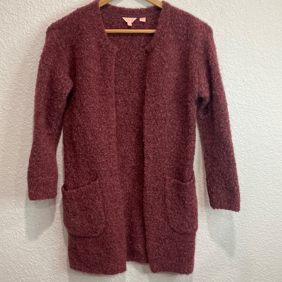 Jigsaw Kids Junior Wool Blend Boucle Cardigan Sweater Size 8-9 Years - Picture 1 of 5